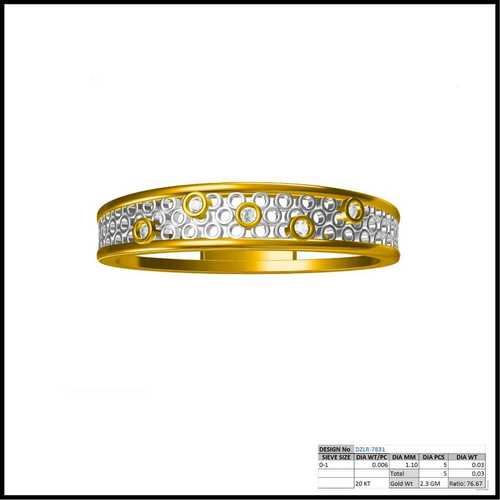 Round Brilliant Cut Light Weight Diamond Bracelet