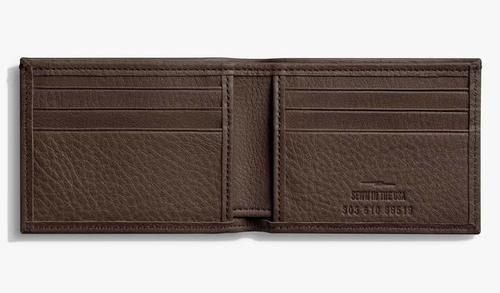 Brown Color Pure Leather Mens Wallet Design: Plain