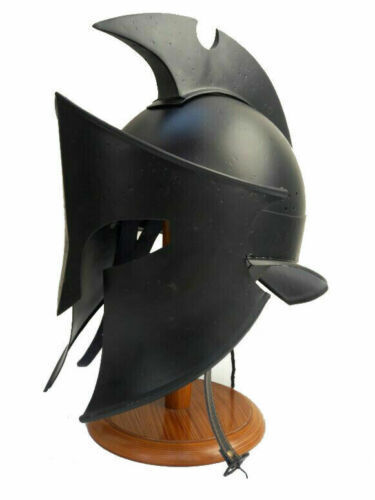 Theatre Reenactment Black 300 Spartan Armory Helmet King Leonidas