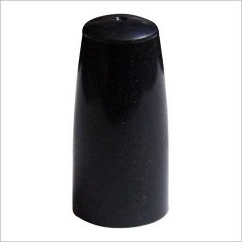 Black Plastic Bullet Shape Nailpaint Bottle Cap Size: Customised