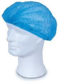 Blue Color Bouffant Cap