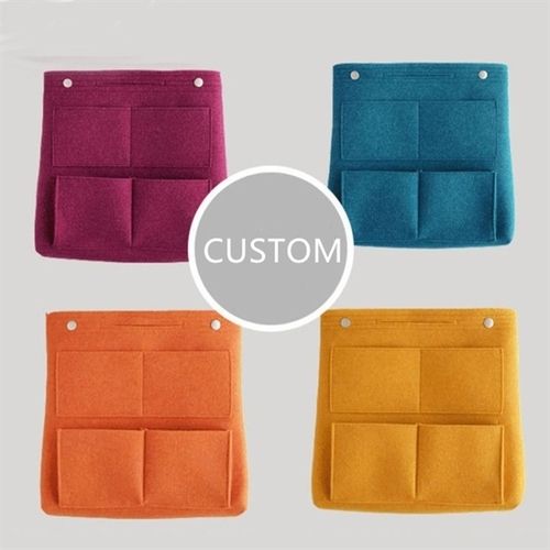 Customized Easy To Carry Felt Cosmetic Bag