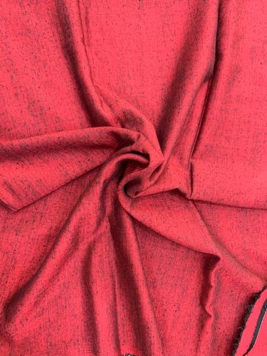 Raw Silk Maroon Rayon Fabric