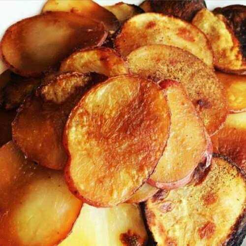 Roasted Crispy Potato Chips