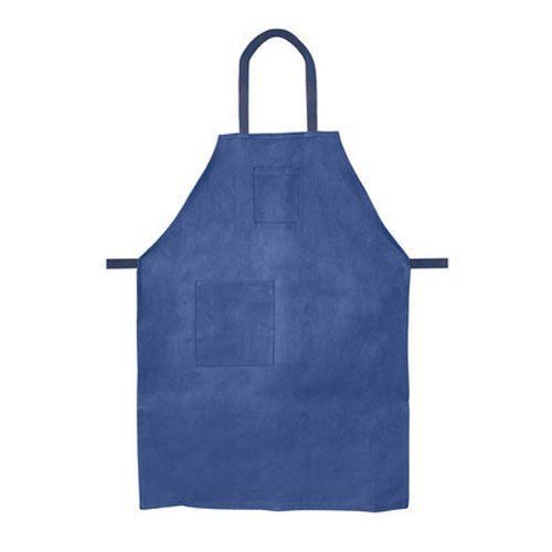 Blue Plain Cotton Protective Aprons