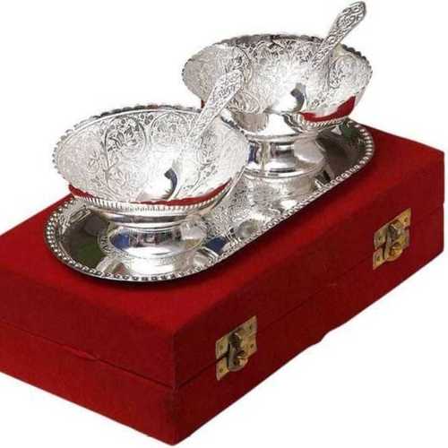 Silver Bowl Set For Wedding Gift