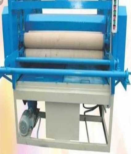 Blue Semi Automatic Plywood Peeling Machine 