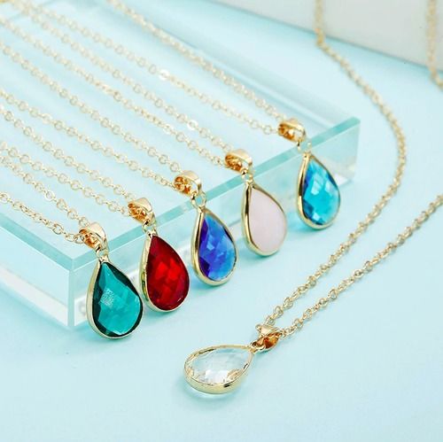 May Crystal Birthstone Necklace Set