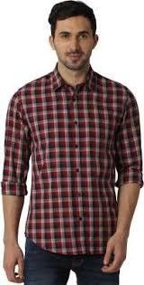 Peter England Shirts, Peter England Maroon Full Sleeves Casual Shirt for Men  at Peterengland.com