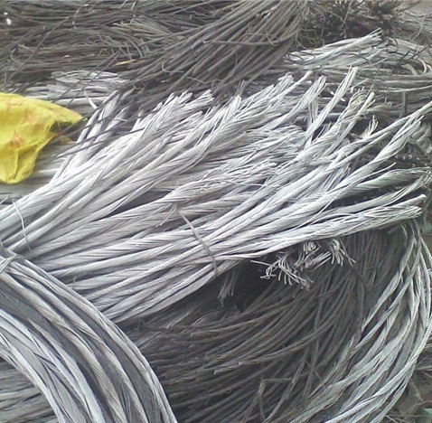 Silver Used Aluminum Wire Scraps