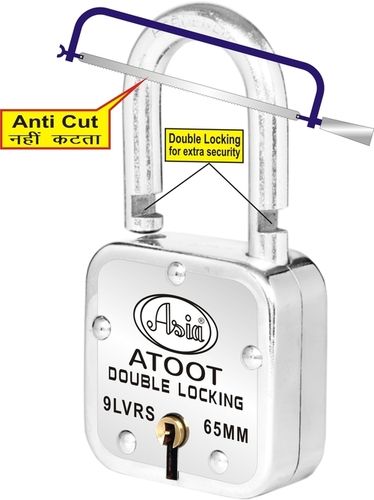 Square Asia Atoot 65 Double Locking Hardened Shackle 9 Lever