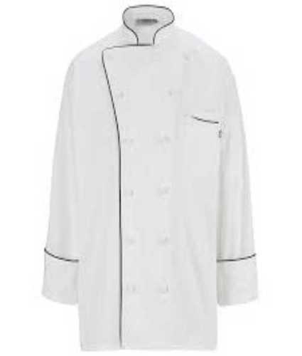 Cotton Full Sleeves White Chef Coat