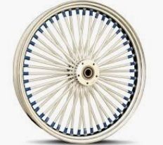 Motorcycle Wheel Spokes - 6061-t6 Aluminum Rotary Forged Billet Wheel, Available In Chrome, Black & Machined And Custom Colors