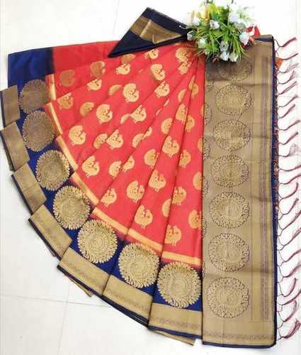 5 Color Original Pure Mugga Silk Rich Pallu Sarees