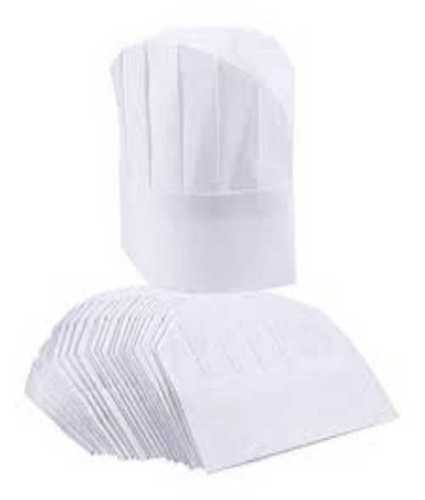 Plain White Chef Cap