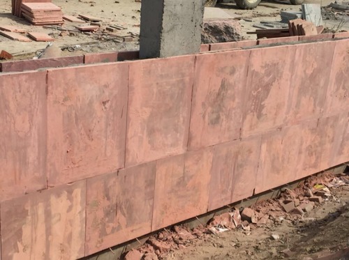 Red Dholpur Stone Slab Size: Multiple