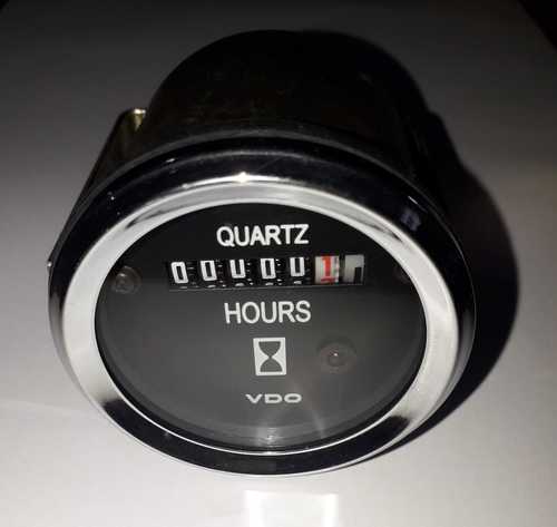 Black Fully Digital Hour Meter