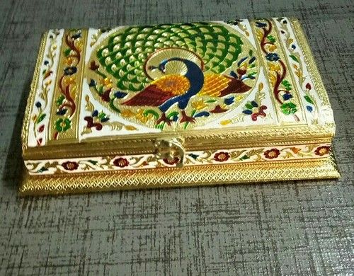 Meenakari Decorative Wooden Dry Fruit box