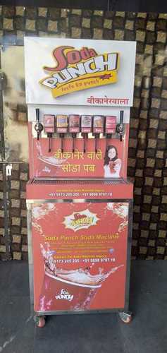 As Per Customer Requirement 6+2 Shop Soda Machine