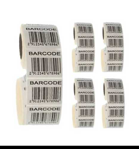 Printed Barcode Packaging Labels