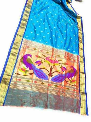 Assorted Printed Silk Paithani Saree