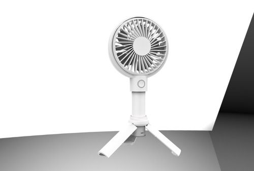 White/Pink/Green Electric Handheld Fan (White)