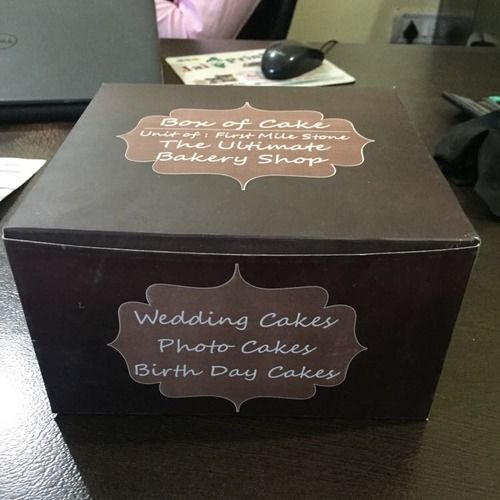 Glossy Lamination Light Weight Cake Box