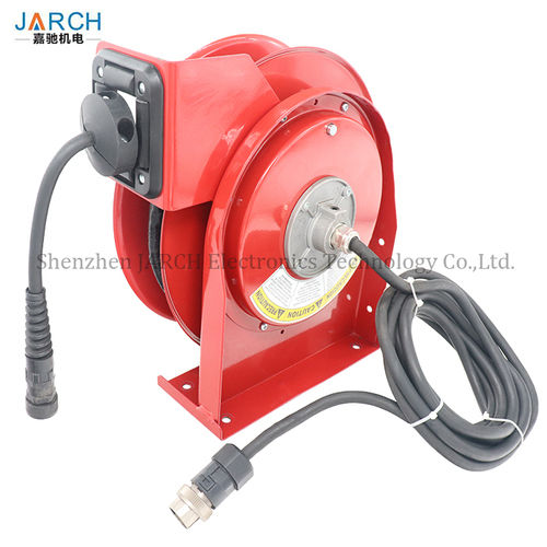 Round Auto Rewind Cable Reel Spring Retractable Grounding Reels at Best  Price in Shenzhen