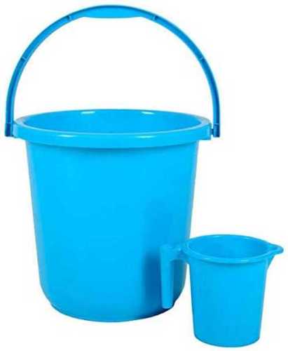 Customized Round Plastic Blue Bucket