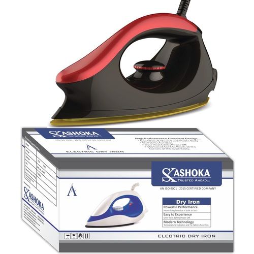 Red Black (Ashoka Storena) Electric Dry Iron