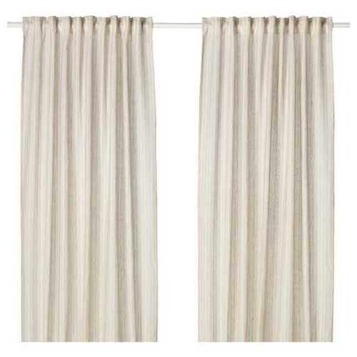 Plain Pattern White Curtain Size: Various Sizes Are Available