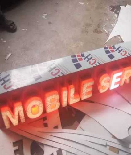 Red Color Visually Attractive And Stylish Digital Led Sign Board