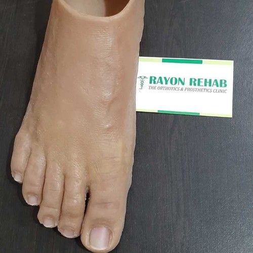 Artificial Silicon Foot For Partial Foot Amputation Patient