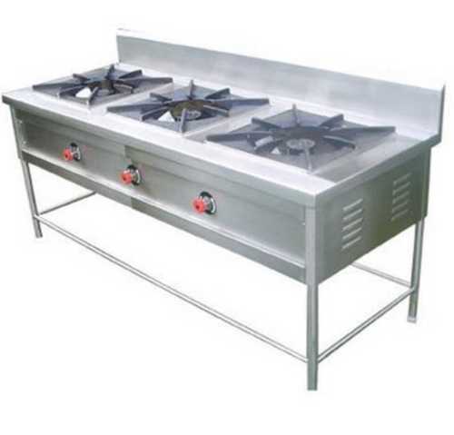 Lpg Commercial Three Burner Gas Stove