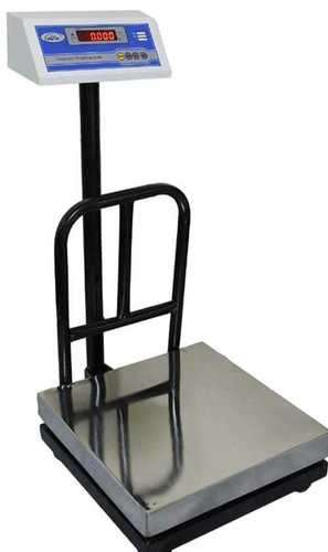 Silver Electronic Platform Weighing Scale 