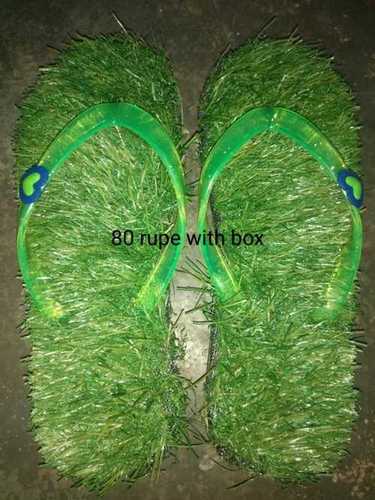 green grass chappal