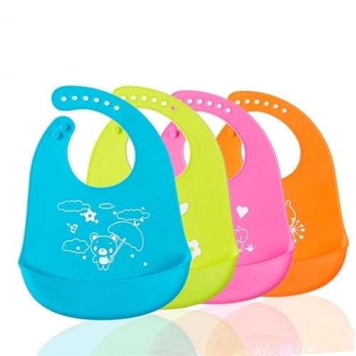 100% Food-grade Waterproof Soft Silicone Bibs