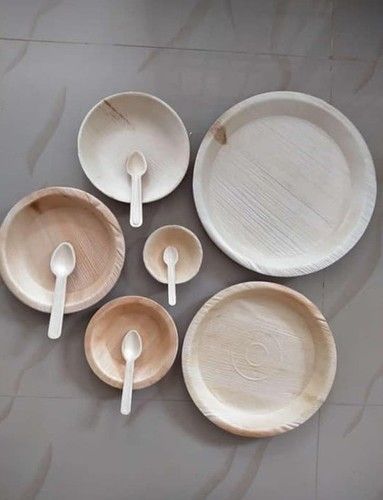 Disposable Areca Palm Leaf Plates