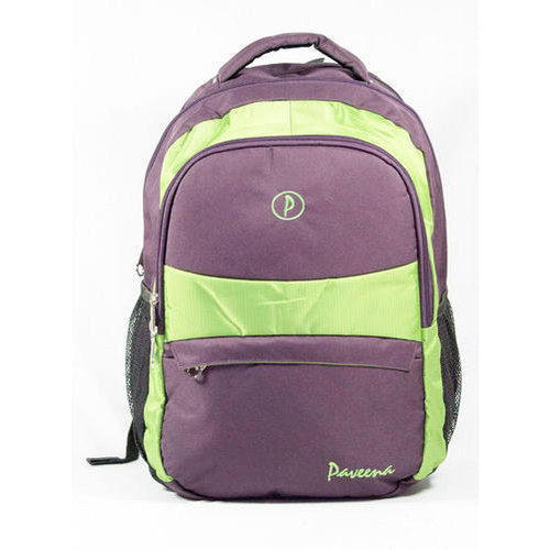 Multicolor Laptop Zipper Backpack Bag