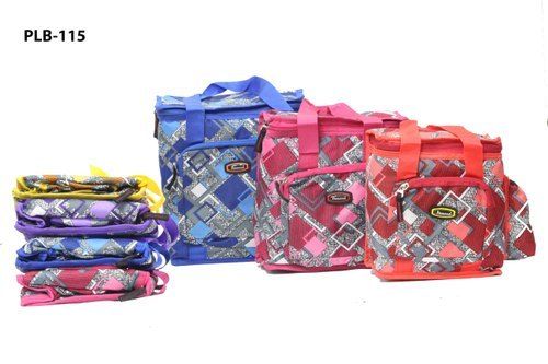 Multicolor Polyester School Lunch Bag