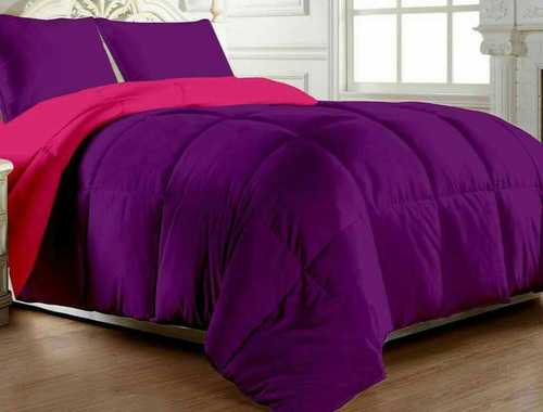 Plain Dyed Double Bed Cotton Quilt