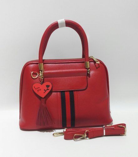 Ladies Pu Leather Fancy Handbag