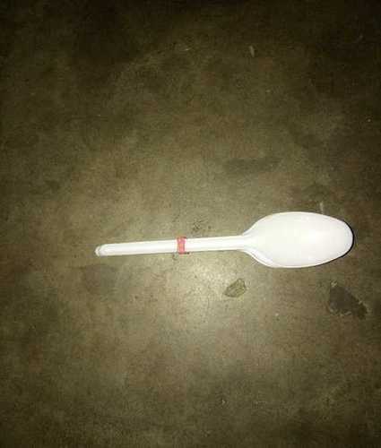 White Plain Plastic Disposable Spoon