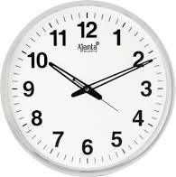 White Round Shape Analog Design Wall Clock (Ajanta)