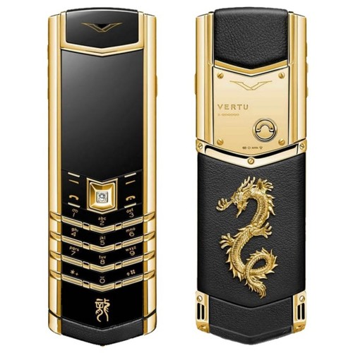 Vertu Signature Drago Gold Limited Edition Mobile Phone Design: Bar