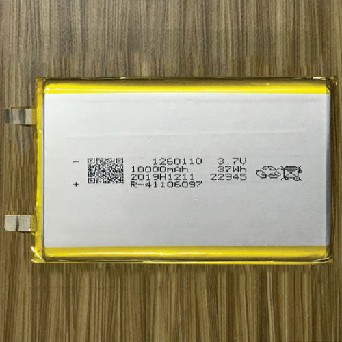 1260110-10000Mah Lithium Polymer Battery Nominal Voltage: 3.7 Volt (V)