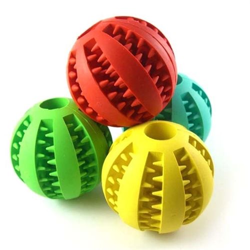 Green Multi Color Pet Feed Ball