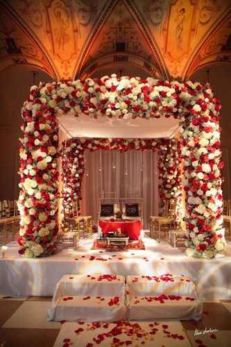 Stage Flower Decoration Services By Let's Party Event Management Company