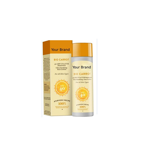 गाजर का चेहरा और शरीर सन लोशन आयु समूह: वयस्क