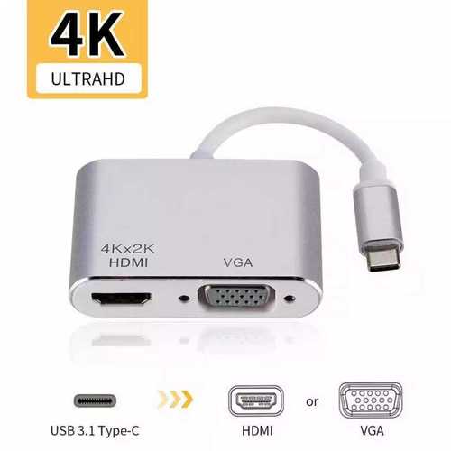 Silver High Speed 4K Ultra Hd Adapter